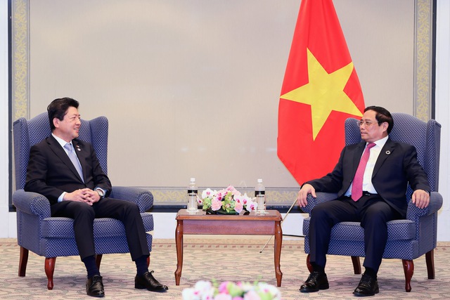 Thủ tướng đề nghị AEON tăng cường nhập khẩu, đưa h&agrave;ng h&oacute;a Việt tham gia v&agrave;o chuỗi cung ứng to&agrave;n cầu