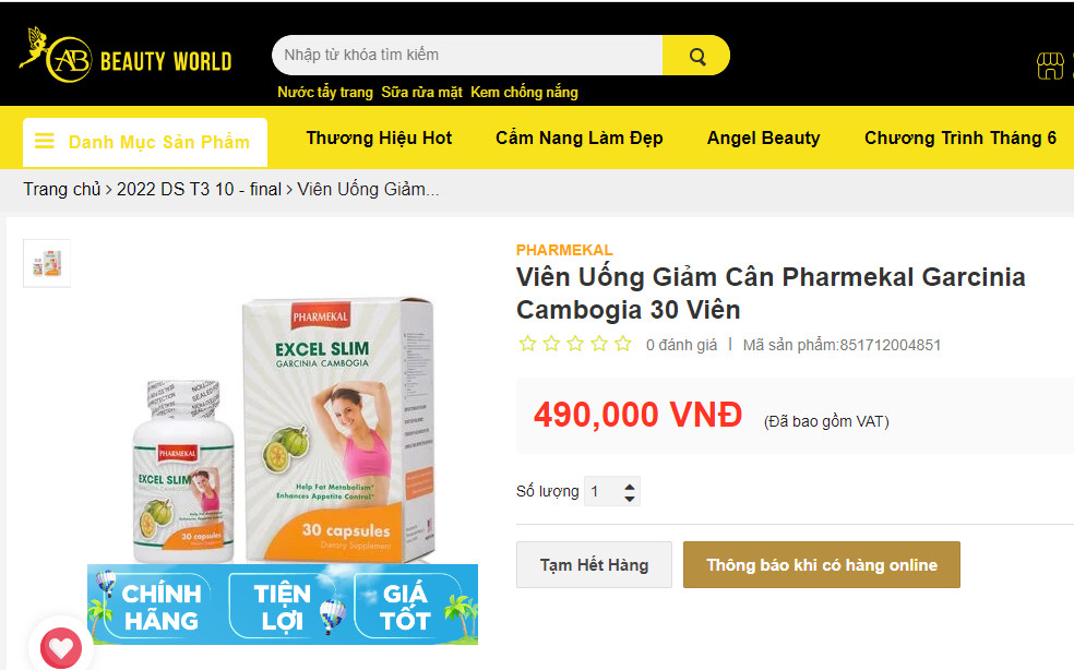 Thương hiệu AB Beauty World tiếp tục thổi phồng c&ocirc;ng dụng TPCN, lừa dối người 13Win18 đa dạng khuyến mãi?