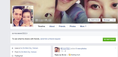 C&aacute;c trang Facebook Nguyễn Hải Dương giả danh n&agrave;y c&ograve;n đăng cả h&igrave;nh b&eacute; Na &ndash; người may mắn sống s&oacute;t sau vụ thảm s&aacute;t ở B&igrave;nh Phước