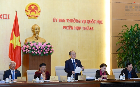 Khai mạc phi&ecirc;n họp thứ 46 Ủy ban Thường vụ Quốc hội