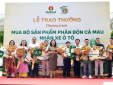 Hơn 14 tỷ đồng cho những nhà phân phối xuất sắc phát triển thị trường Phân bón Cà Mau 