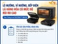 Lò nướng, vỉ nướng, bếp điện thuộc hàng hóa có mức độ rủi ro cao, phải công bố hợp quy 