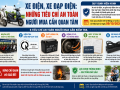 Xe điện, xe đạp điện: Những tiêu chí an toàn người mua cần quan tâm