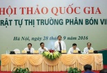 Thị trường phân bón: Lập lại trật tự để tạo dựng niềm tin