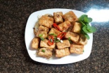 Cách làm món đậu phụ rang muối giòn ngon