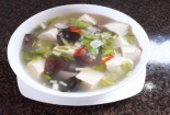 Cách  nấu canh mướp đậu phụ mộc nhĩ thơm ngon lạ miệng