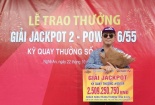 Xổ số Vietlott: Khách hàng Nghệ An để lộ mặt hoàn toàn khi nhận giải thưởng 2,5 tỷ