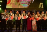 Vinh danh 10 tài năng trẻ đoạt Giải thưởng khoa học công nghệ Thanh niên Quả Cầu Vàng 2018