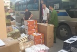 Thu giữ nhiều hàng hóa sản xuất ngoài Việt Nam đang đưa về Thái Nguyên tiêu thụ