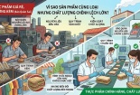 Vì sao sản phẩm cùng loại nhưng chất lượng chênh lệch?
