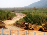 Hình ảnh con đường vào nơi an táng Đại tướng 