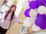 Nữ sinh trường THPT Hoàng Văn Thụ xinh ngất ngây ngày cuối năm học