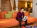 Không gian sống tràn ngập màu xanh của ca sĩ Quang Dũng 