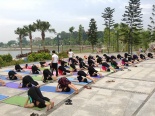 Bộ ảnh về buổi tập luyện yoga vừa khỏe vừa đẹp