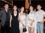 Ngọc Trinh vai trần, xẻ đùi, khoét eo, sánh ngang HH Hàn Quốc và Trung Quốc