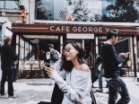 Loạt ảnh hoa hậu Kỳ Duyên cực xinh' ở Pháp dưới góc máy bạn trai