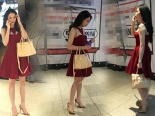 HH Thu Vũ tránh ống kính truyền thông sau khi xin lỗi vụ phát âm tiếng Anh kém 