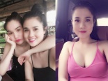 Nhan sắc Ngọc Trinh mờ nhạt hơn chị gái U40, đã có con