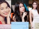 'Cười ngất' với chữ ký của loạt sao Việt đình đám nhất Vbiz (P1) 