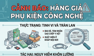Người dùng cần ưu tiên lựa chọn sản phẩm phụ kiện công nghệ đạt chuẩn, xuất xứ rõ ràng