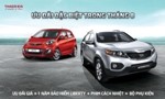 Thaco Kia ưu đãi lên đến 100 triệu đồng