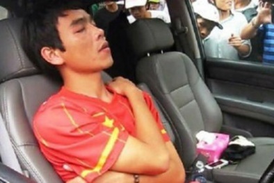 Huy Hoàng "phê phê" trong xế hộp do rượu?
