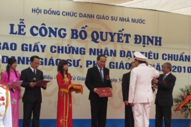 Tiêu chuẩn mới cho chức danh Giáo sư, Phó Giáo sư