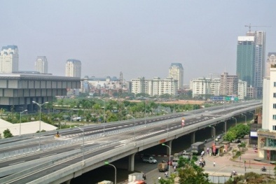 Hà Nội: Thông xe tuyến đường nghìn tỷ trên cao