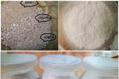 Hại da, thận vì bột ngọc trai giả