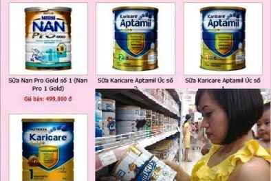 Sữa Karicare nhiễm khuẩn bán tràn lan ở Việt Nam