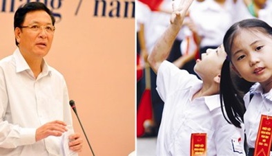 Ngày khai trường của Bộ trưởng Phạm Vũ Luận