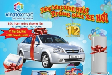 Cơ hội sở hữu ôtô tại Vinatexmart
