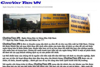 Khó vay ngân hàng, khách hàng ồ ạt tìm đến chợ đen