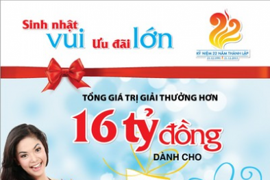 Mừng sinh nhật cùng Sacombank