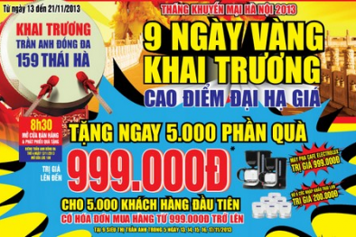 Tuần lễ siêu khuyến mãi của Trần Anh