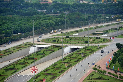 Xây trạm thu phí trên đại lộ Thăng Long là trái luật!