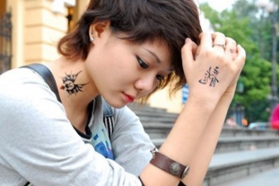 Nguy hại từ hình săm tạm thời