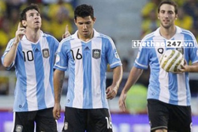 Đội tuyển Argentina tham dự World Cup 2014 với hàng công khủng