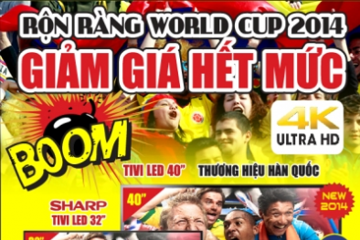 Trần Anh khuyến mại dịp World Cup