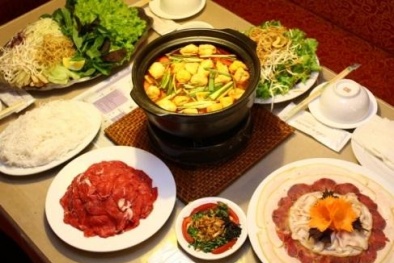 Cách làm lẩu bò nhúng dấm tuyệt hảo như nhà hàng