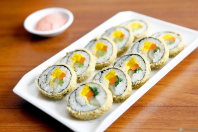 Cách làm kimbap chiên Hàn Quốc độc đáo ngon miệng