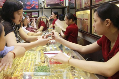 Giá vàng ngày 26/8/2014: Đà giảm giá vàng nối tiếp phiên trước