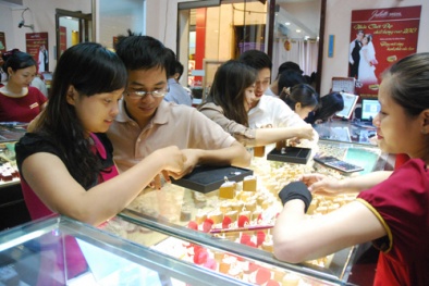 Giá vàng ngày 2/9/2014: Giá vàng đi xuống dù lực hỗ trợ vẫn mạnh