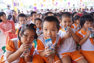 Nhân rộng mô hình sữa học đường đến tất cả trường mầm non ở Bắc Ninh