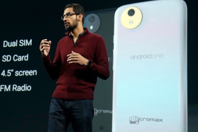 Google trình làng điện thoại giá rẻ Android One