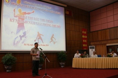 Thi đấu thể thao chào mừng 60 năm Giải phóng Thủ đô