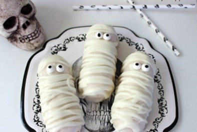 Cách làm món bánh quy xác ướp kinh dị cho lễ Halloween