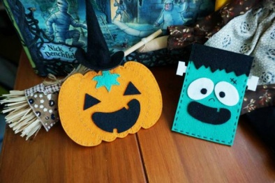 Cách làm đế lót ly vui nhộn mùa Halloween