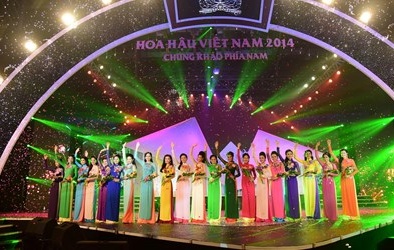 Rực rỡ đêm Chung khảo Hoa hậu Việt Nam 2014 khu vực phía Nam