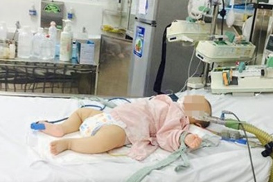 Bé trai 6 tháng tuổi co giật, hôn mê vì thuốc cam chứa chì